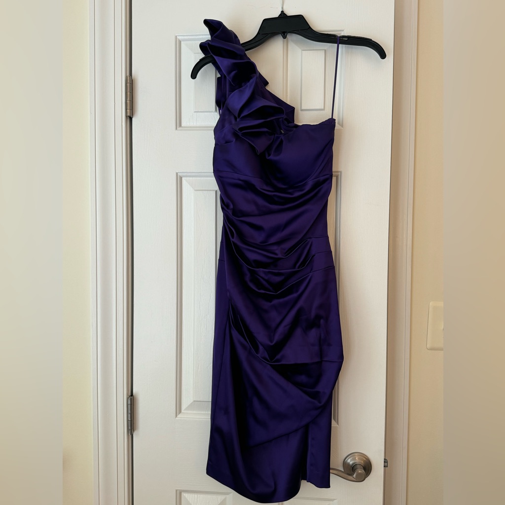 Cache One Shoulder Evening Dress